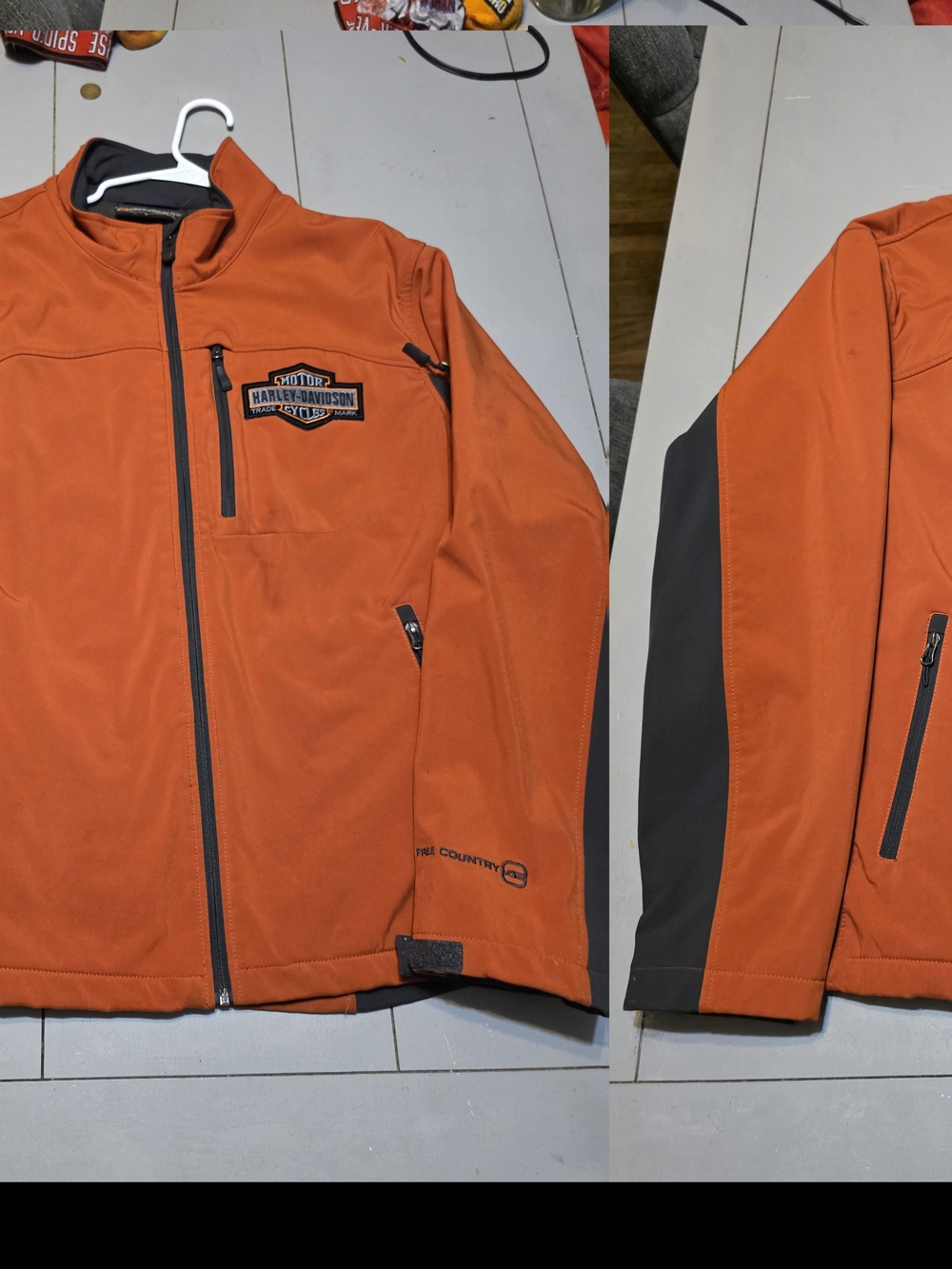 Harley-Davidson Men’s Orange Softshell Jacket